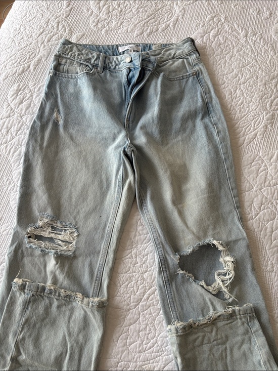 Dynamite Denim - Dynamite Light Blue Distressed Boyfriend Jeans